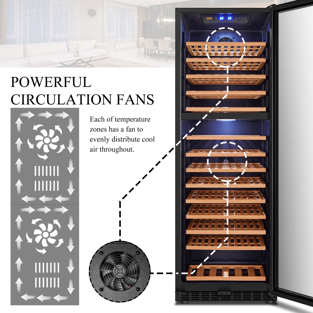 Dual zone wine 2025 cabinet